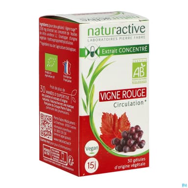Naturactive Vigne Rouge Bio Gelule 30