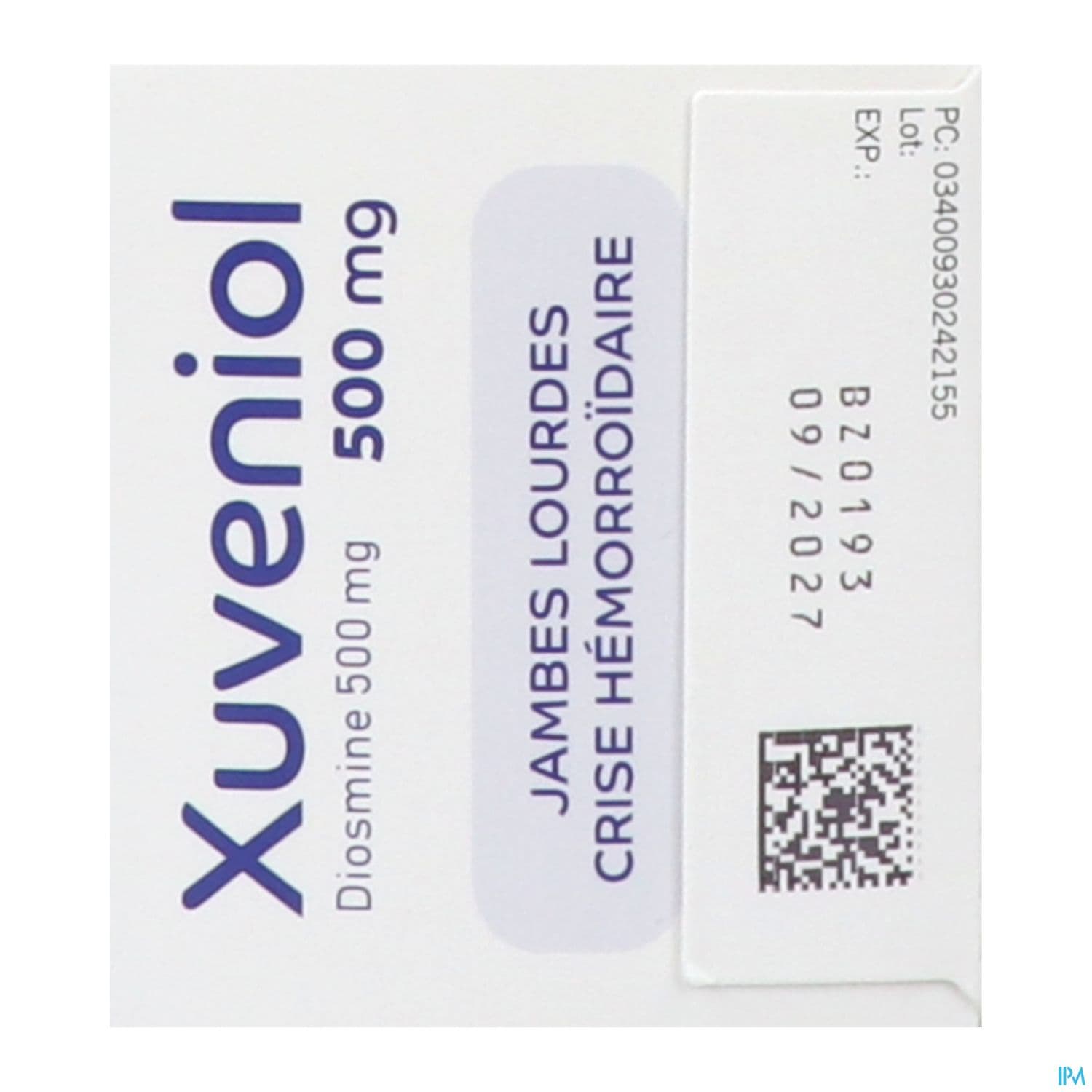Xuveniol 500mg Comprime Pellicule 60