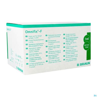 Omnifix Seringue Tuberculine Solo F 1ml