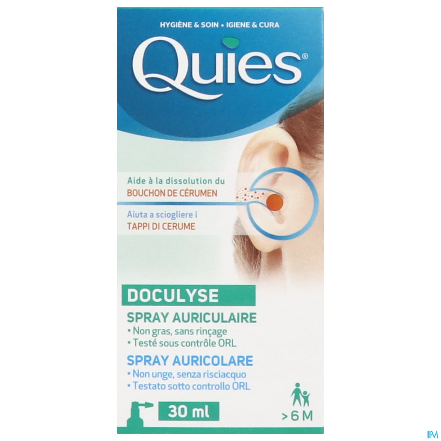 Quies Doculyse Solution Auriculaire Spray Pulverisation 30ml