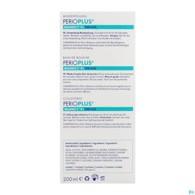 Perio Plus+ Balance Bain De Bouche 200ml