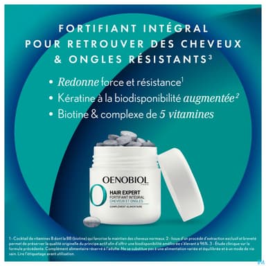 Oenobiol Hair Expert Fortifiant Integral Comprime 60