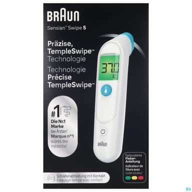 Braun Thermometre Temporal Templeswipetm Bst200we