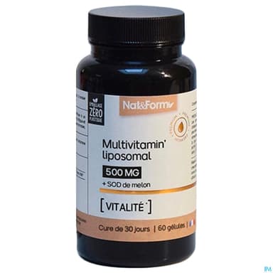 Nat Et Form Multivitamin' Liposomal Gelule Vegetale 60