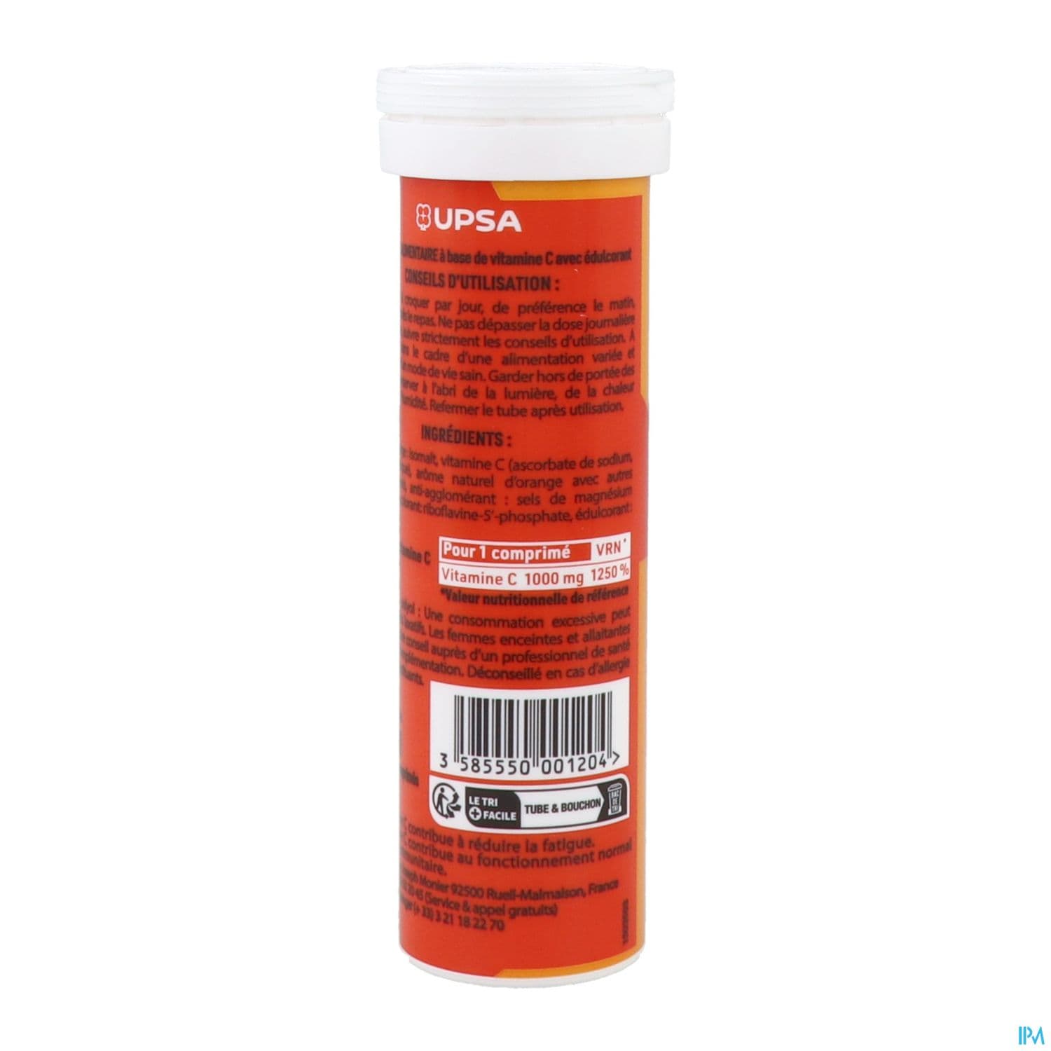 UPSA VIT C 1G 15CP TUBE
