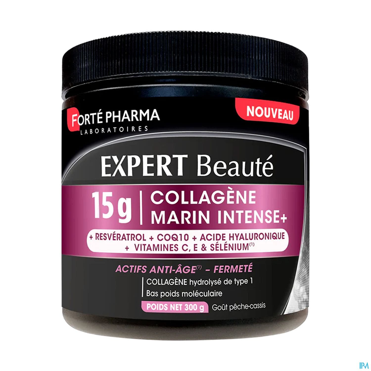 Forte Pharma Expert Beaute Collagene Marin Intense+ 15g Peche Cassis 300g
