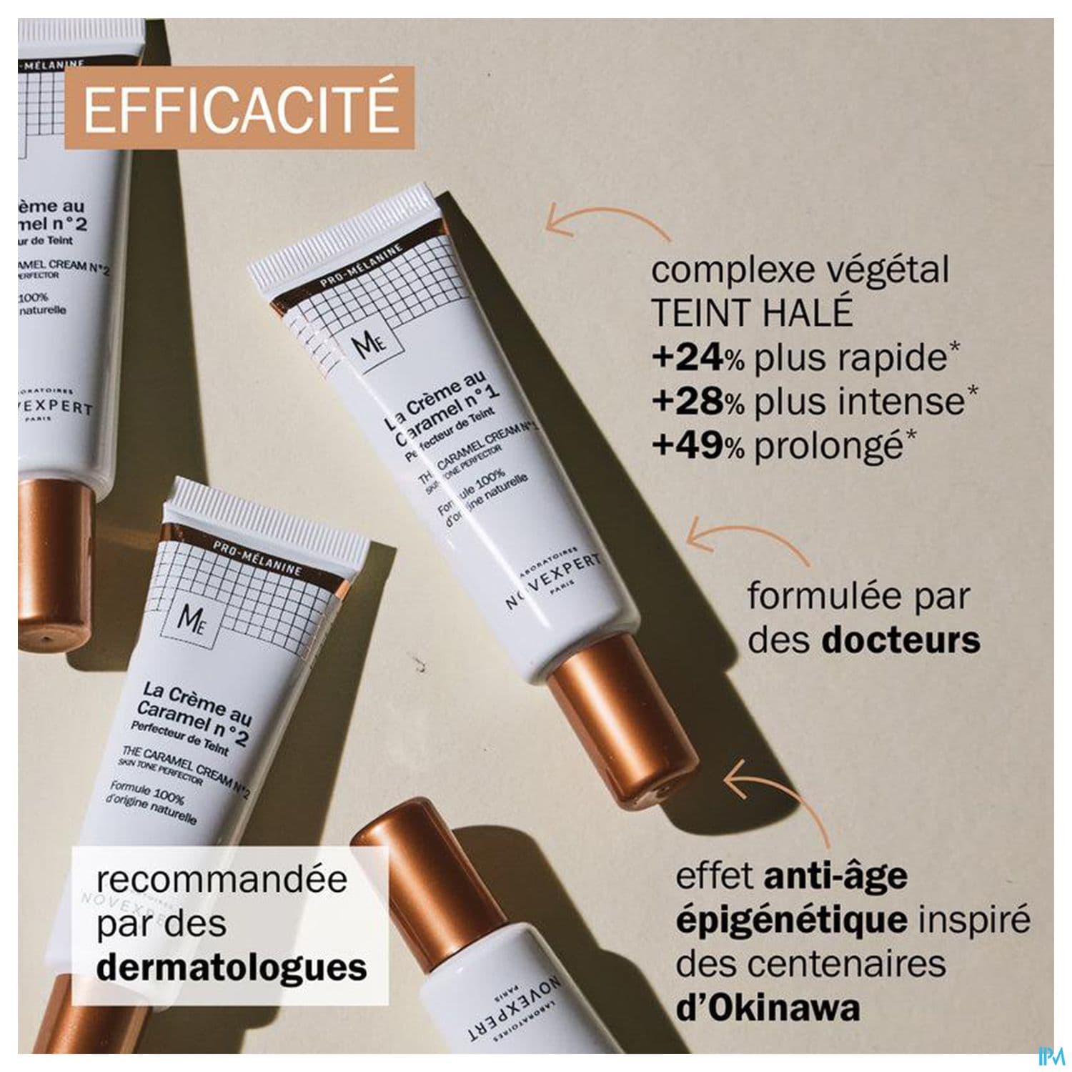 NOVEXPERT CREME AU CARAMEL 01 30ML