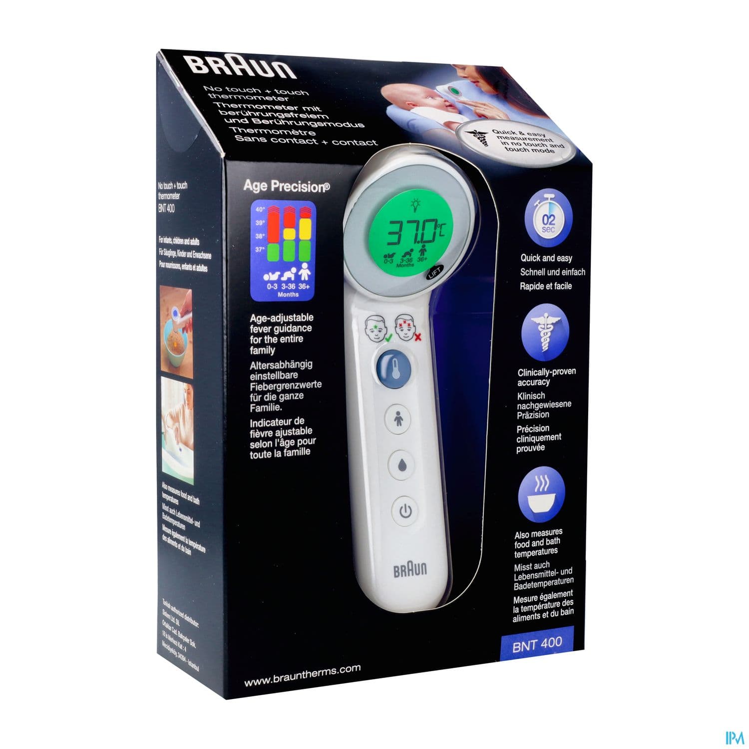 THERMOSCAN SANS CONTACT BNT 400