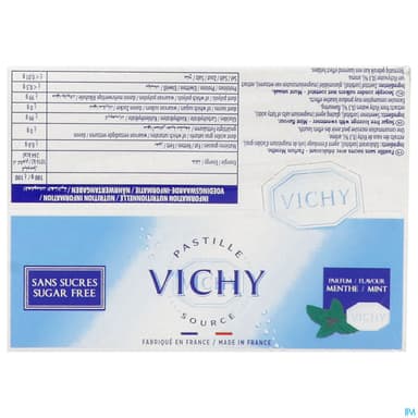 VICHY SOURCE PAST MENTHE 19G PR16