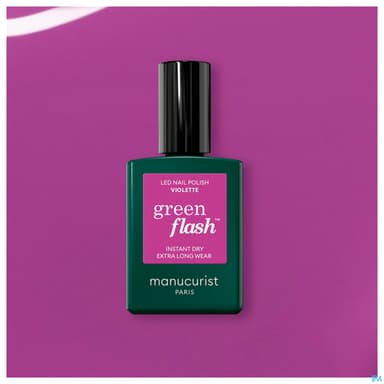 Manucurist Green Flash Vernis A Ongles Violette 15ml