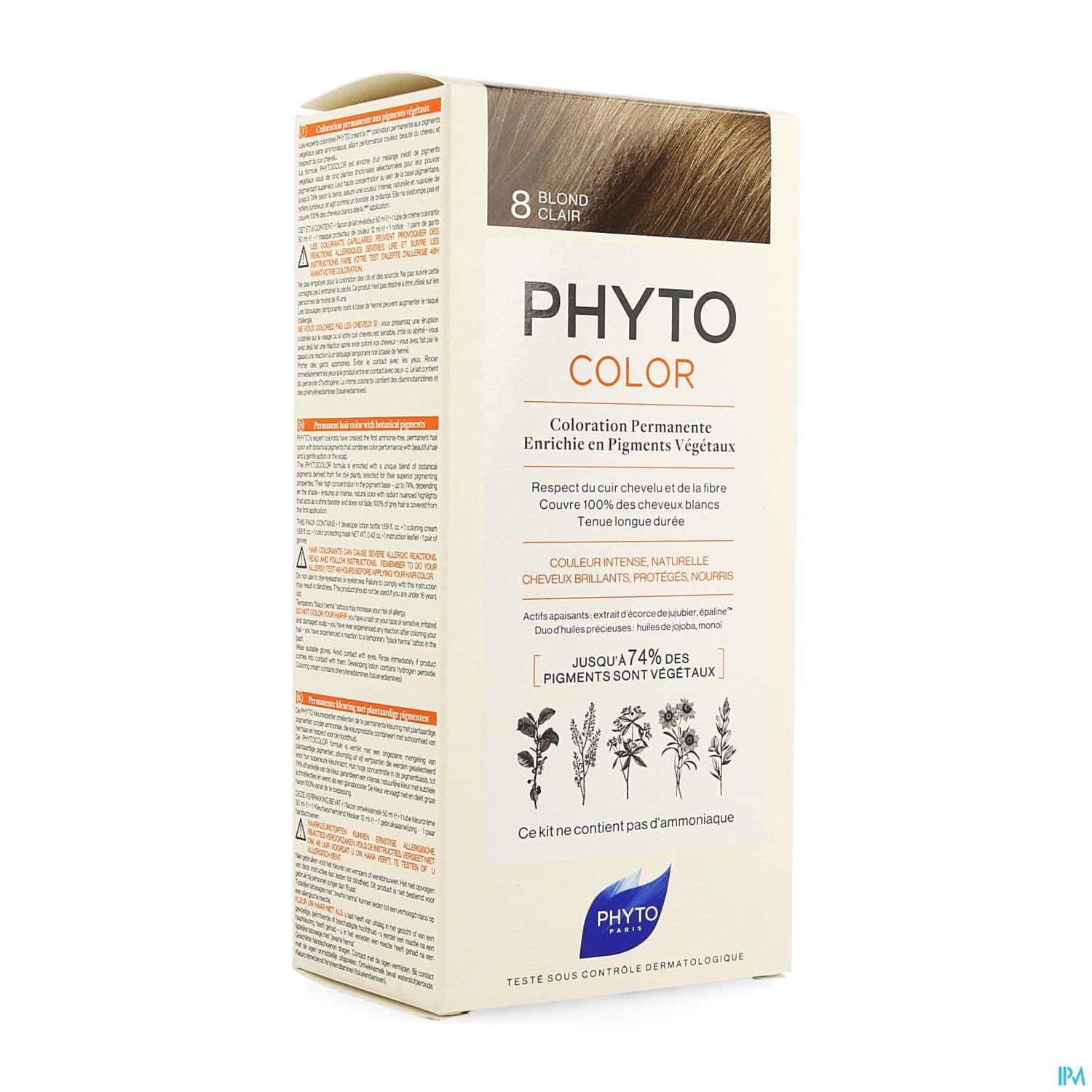 PHYTO COLOR 8 BLOND CLAIR