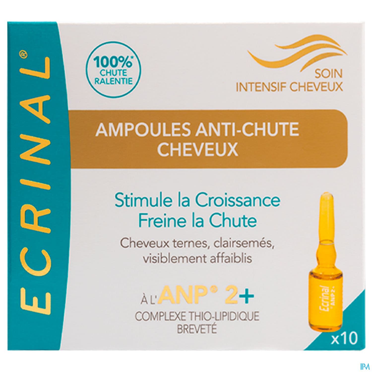 Ecrinal Capillaire Ampoules Antichute A l'anp2+ 5ml X10