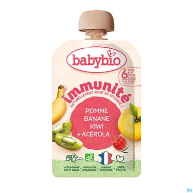 BABYBIO GOURD POM/BAN/KIW/ACER100G