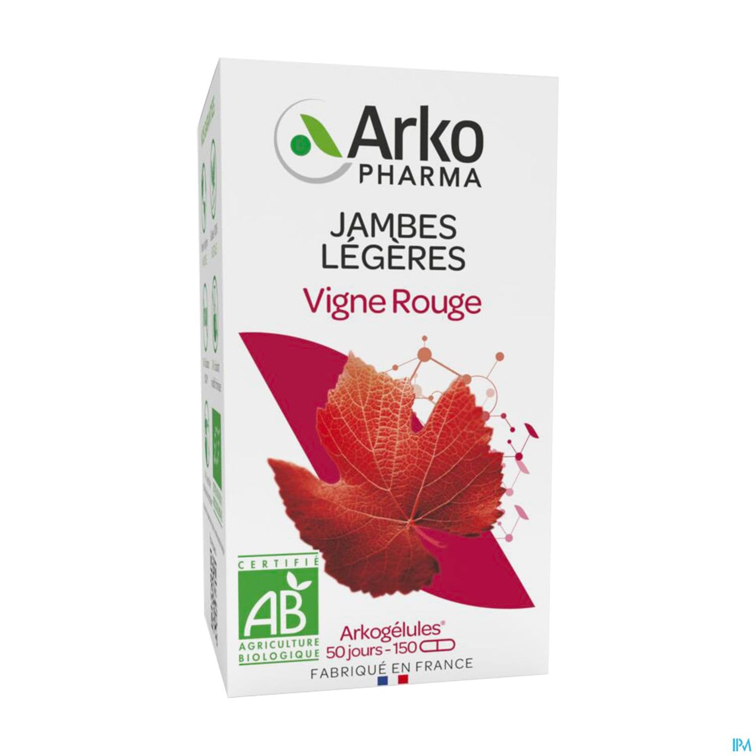 Arkopharma Arkogelules Vigne Rouge Bio Gelule 45