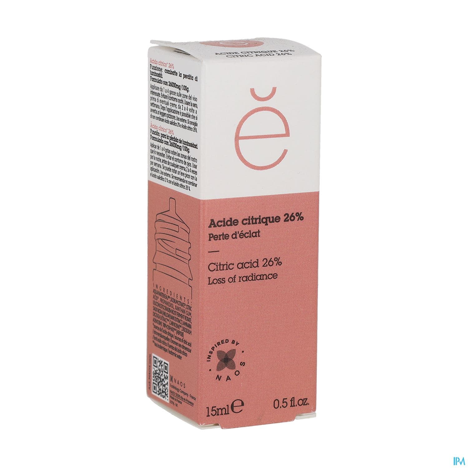Etat Pur Acide Citrique 26% 15ml