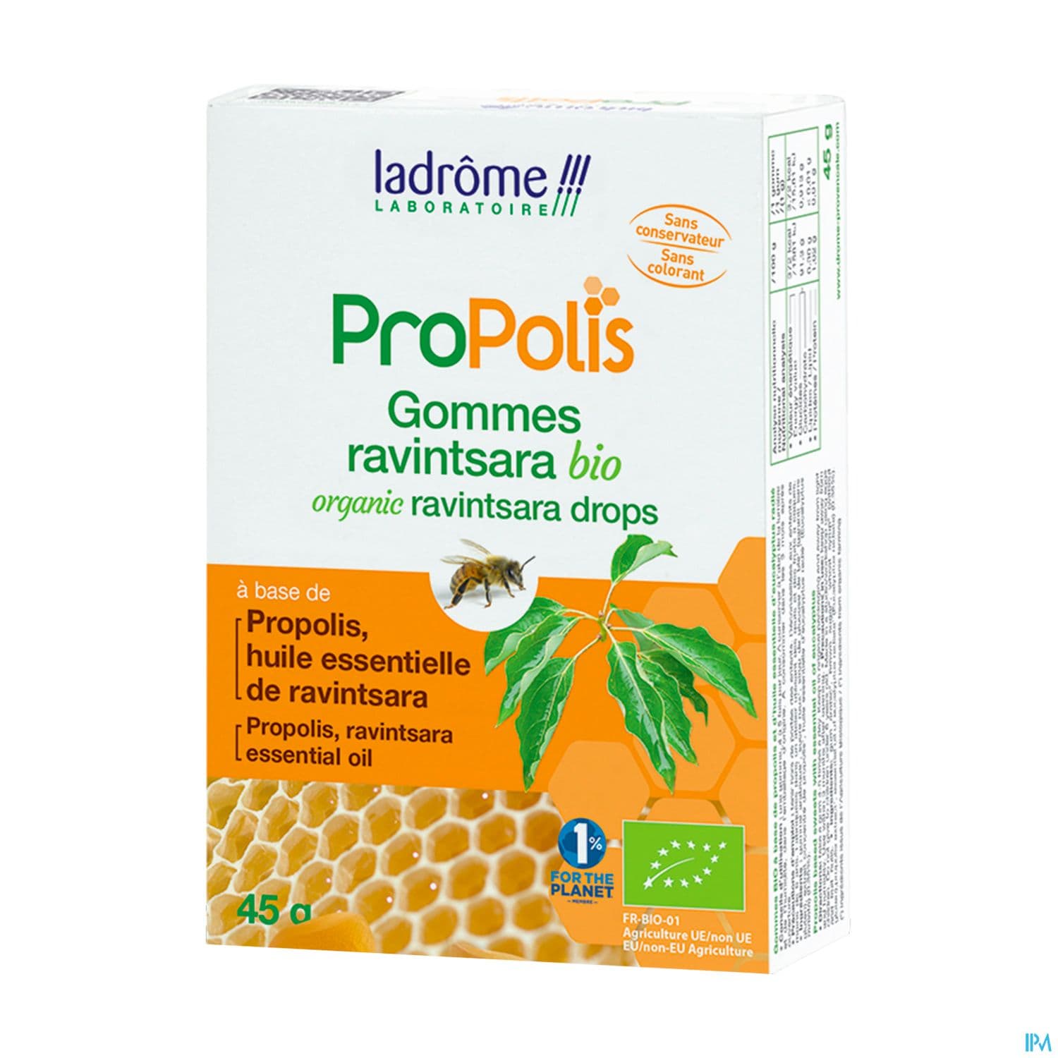 Ladrome Propolis Gommes Ravintsara Bio 45g