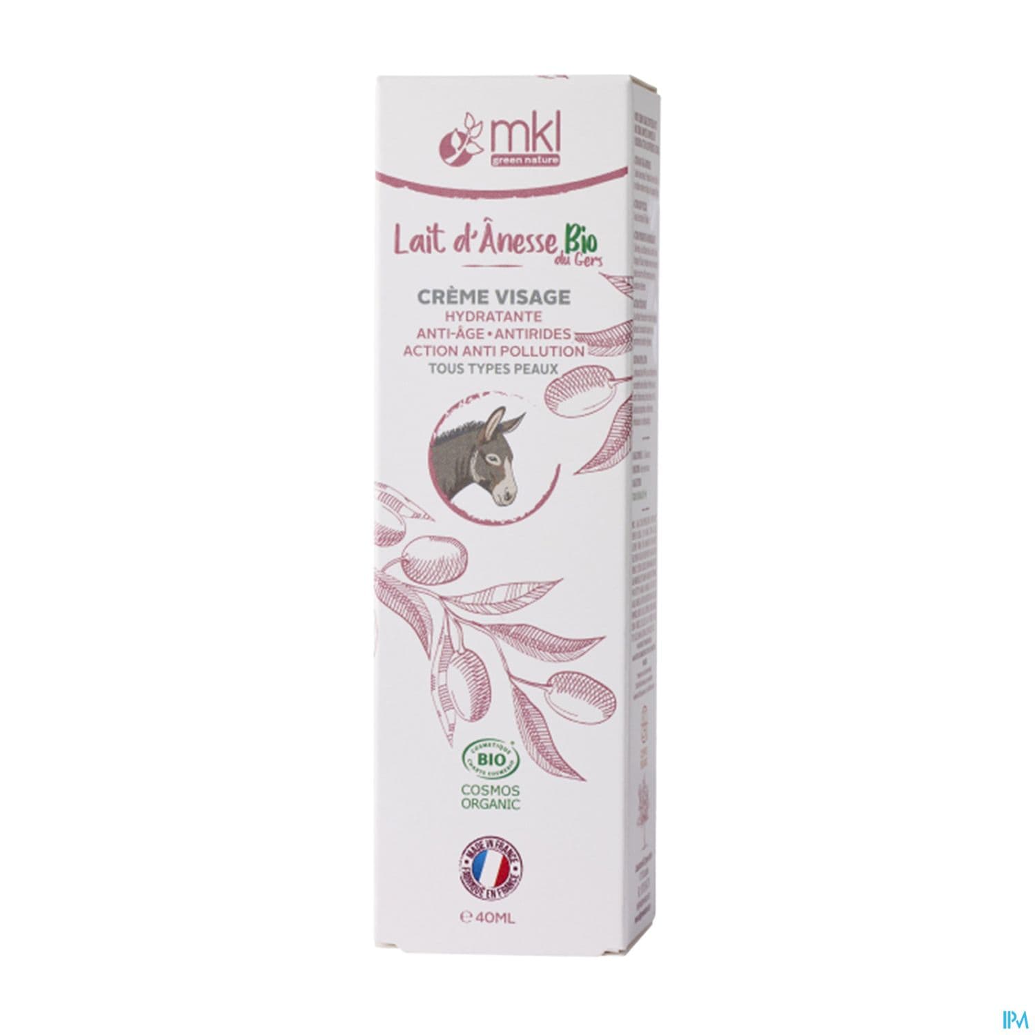 MKL CR VISAGE LAIT ANESSE BIO 40ML — Pharmacie St Honoré - Amiens
