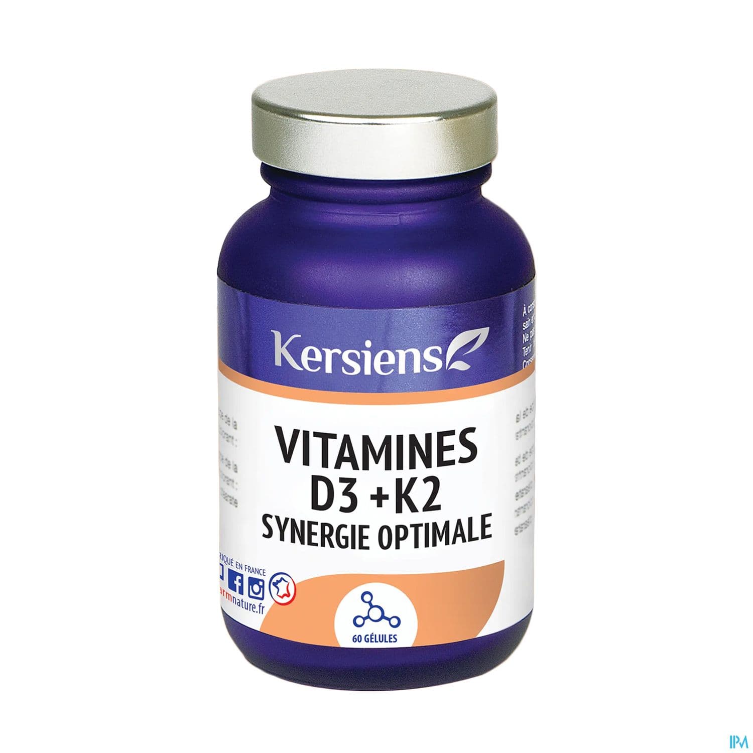 Nature Attitude Vitamines D3 + K2 Gelule 60