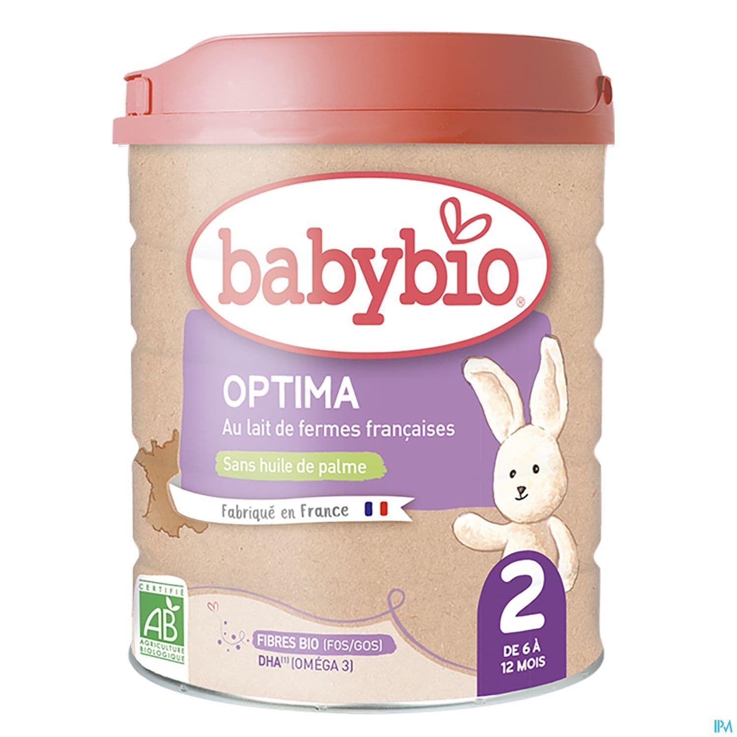 BABYBIO 2AG OPTIMA LAIT BIO 800G