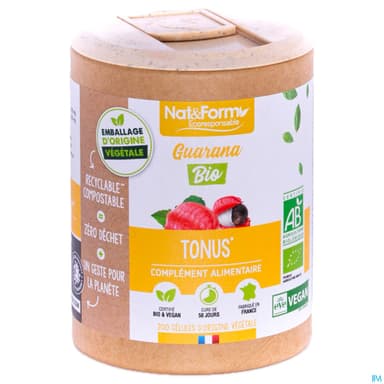 Nat Et Form Ecoresponsable Guarana Bio Gelule Vegetale 200