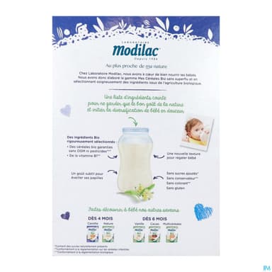 MODILAC CEREALE BIO NUIT 250G
