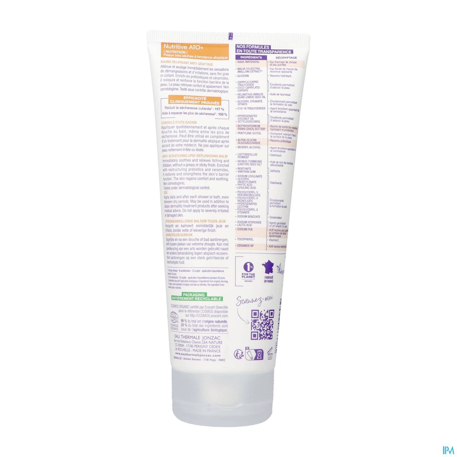 JONZAC NUTRITIV AP+ BAUM REL 200ML