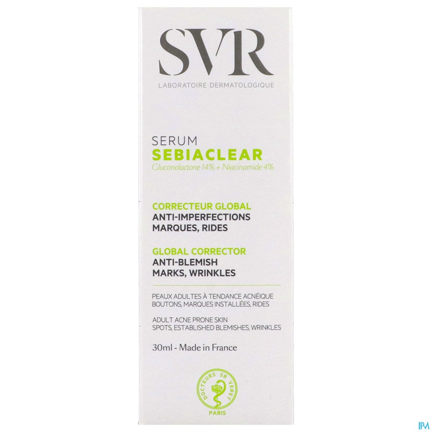 SVR SEBIACLEAR SERUM 30ML.