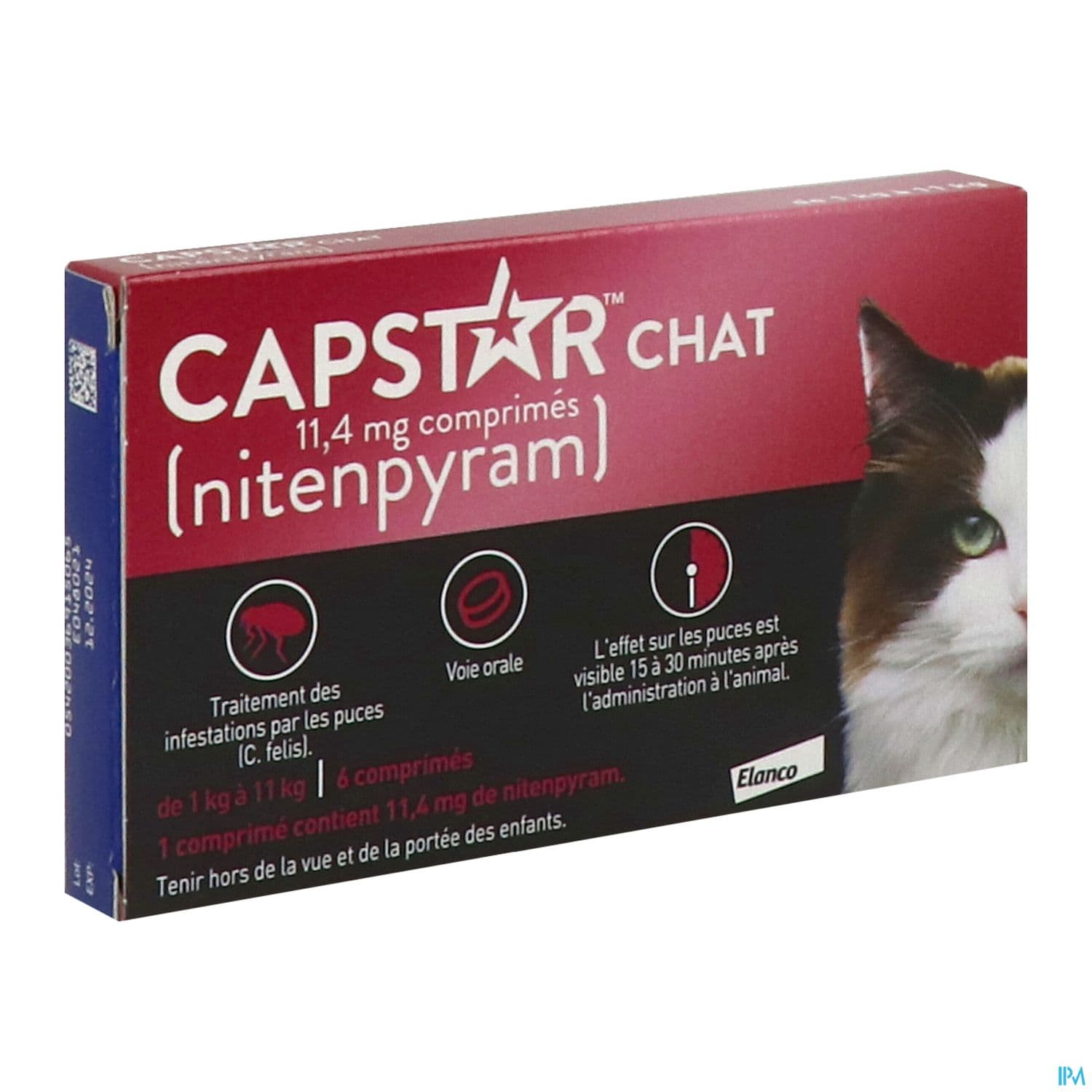 CAPSTAR CHAT 11,4MG CPR 6