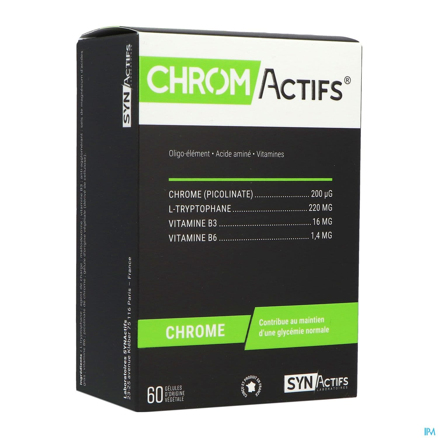 SYNACTIFS CHROMACTIFS GELUL 60 — Pharmacie Centrale D'Arcachon