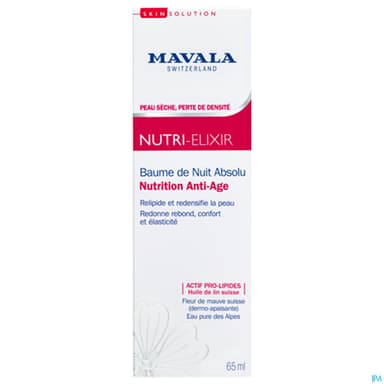Mavala Nutri Elixir Baume De Nuit Absolu Antiage 65ml