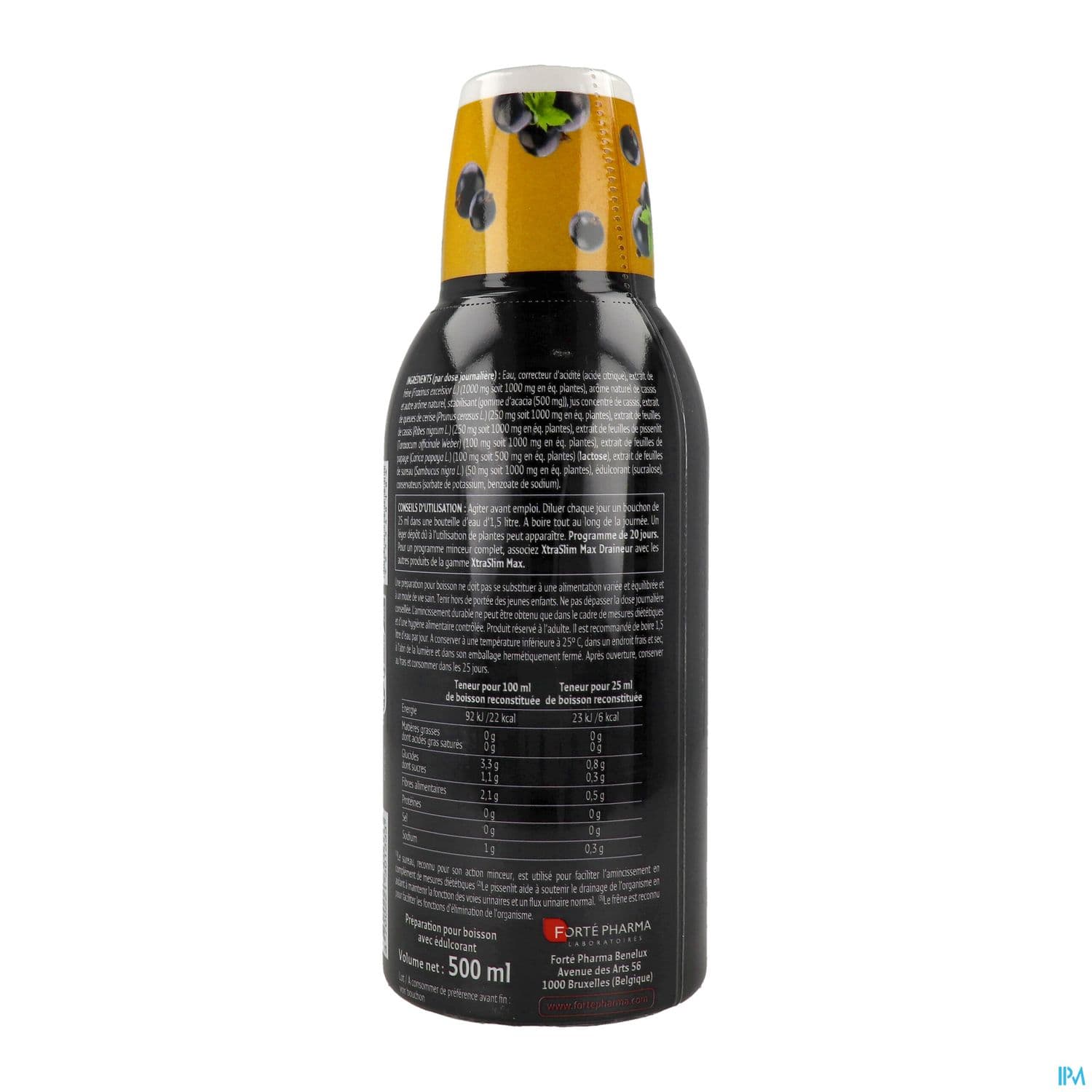 XTRA SLIM MAX DRAINEUR 500ML