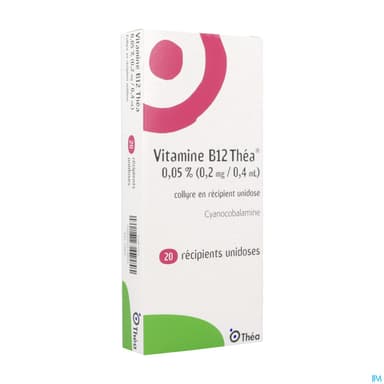 VIT B12 THEA 0,05% (0,2MG/0,4ML) 20UNID/0,4ML