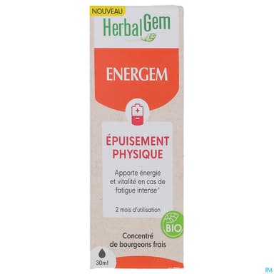 Herbalgem Energem Epuisement Physique Bio 30ml