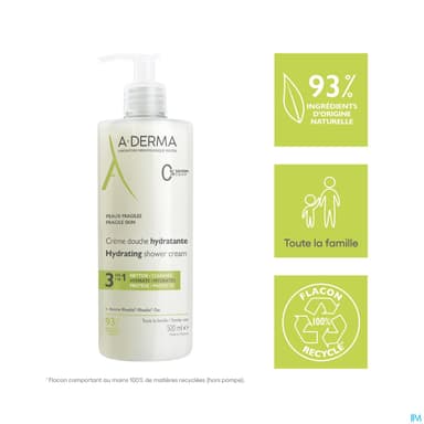 A-DERMA CR DCH HYDRATANTE 500ML