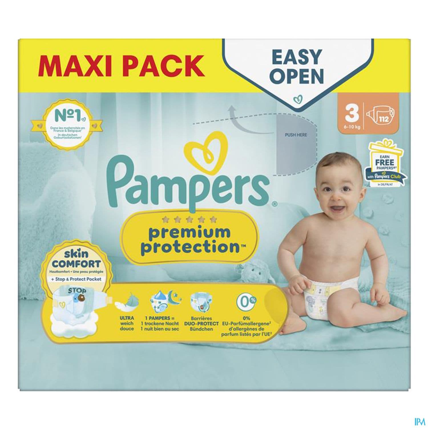 COUCH PAMPERS PREM PROT MAXIT3 112