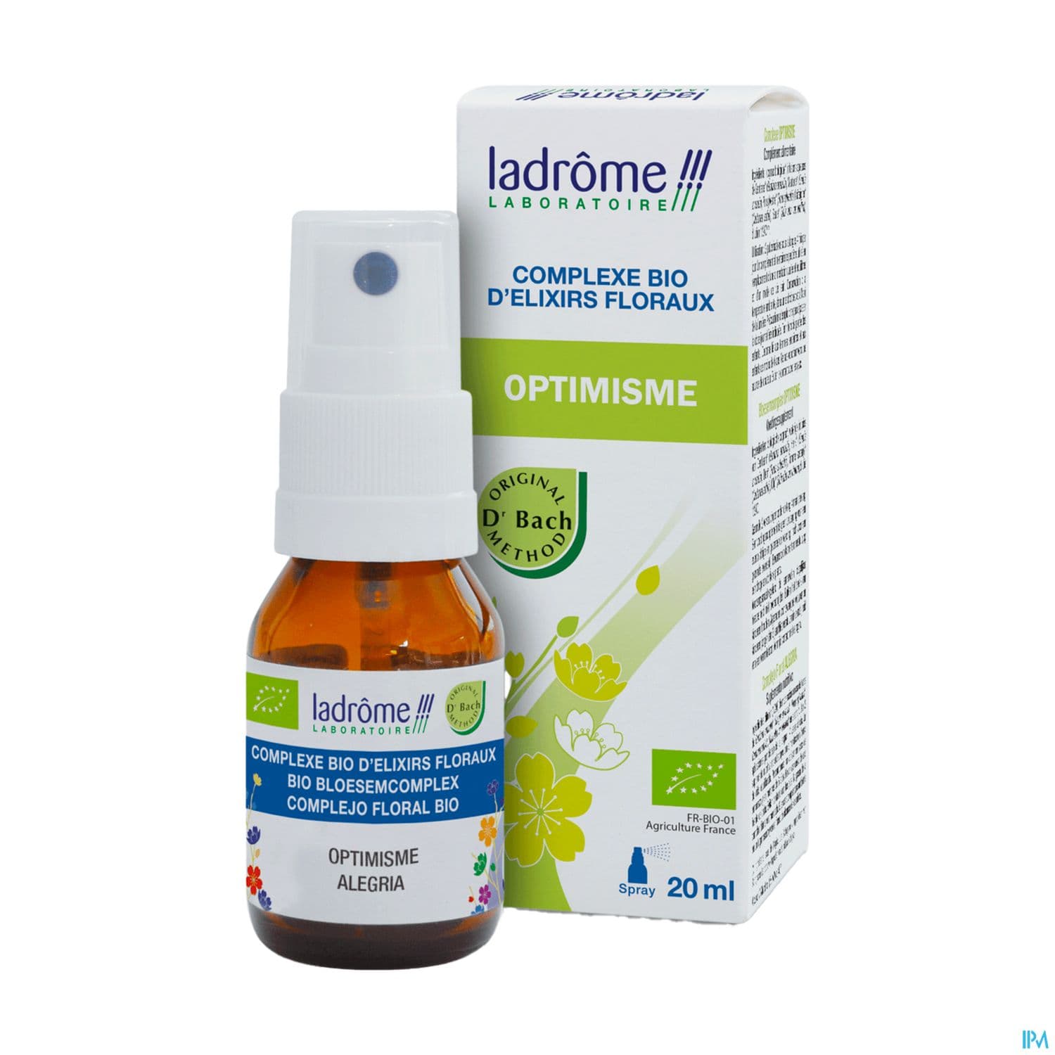 Ladrome Complexe Elixirs Floraux Bio Optimisme Spray 20ml — Pharmacie Lafayette Bordeaux