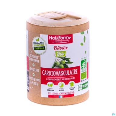 Nat Et Form Ecoresponsable Olivier Bio Gelule Vegetale 200