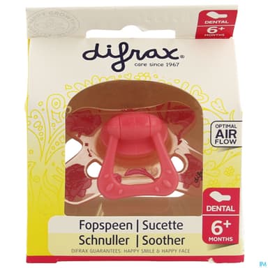 Difrax Sucette Dental 6/12mois