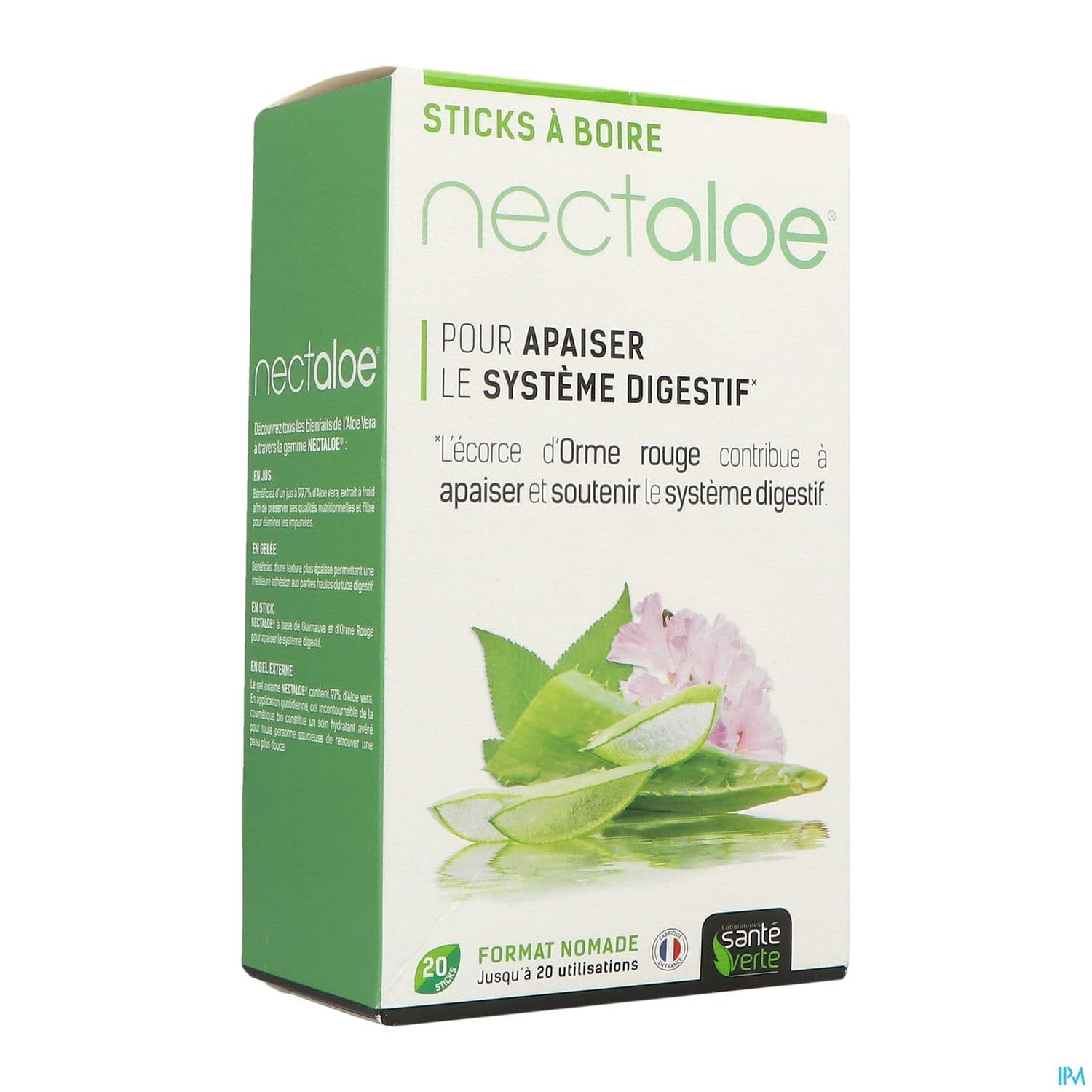 NECTALOE SANTE VERTE STICK 20
