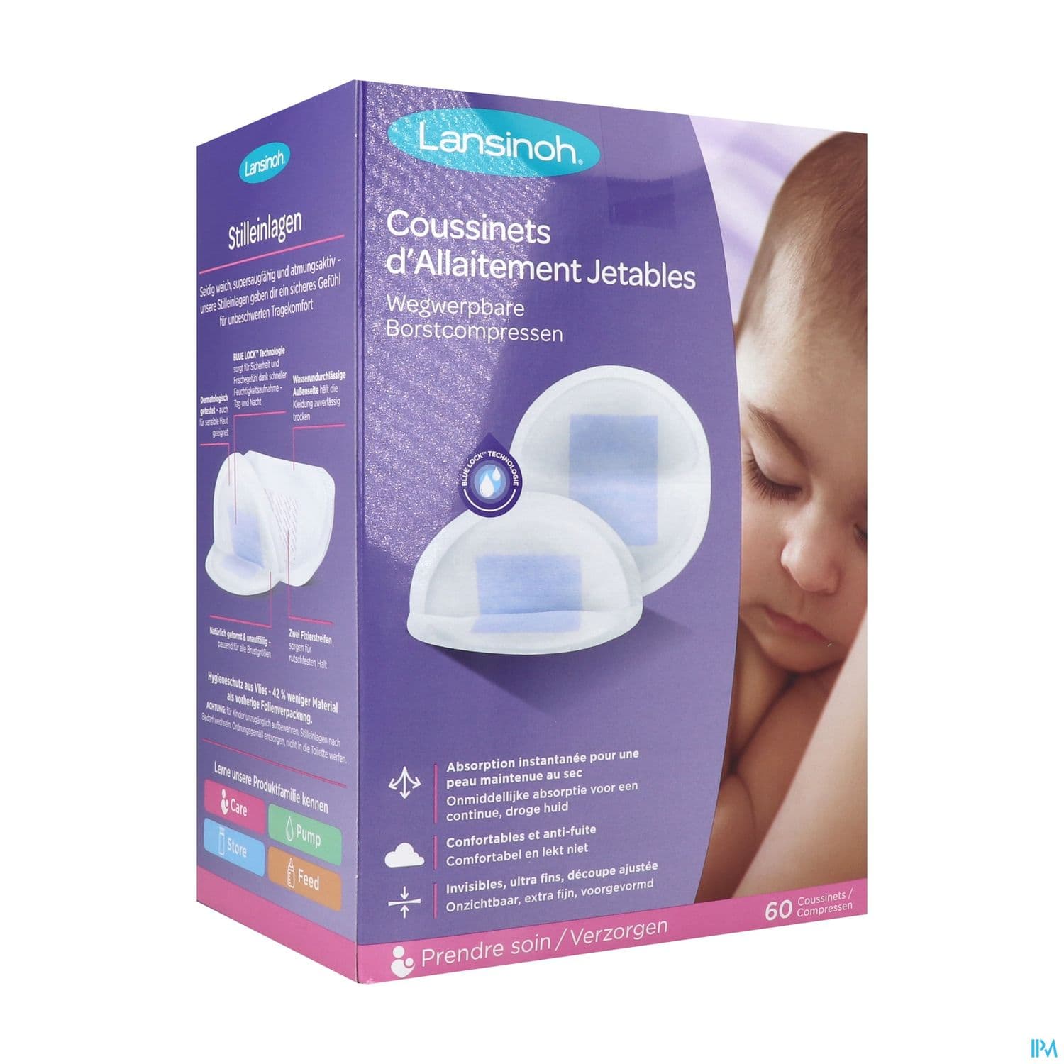 Lansinoh Coussinets D'allaitement Jetables X60 — Pharmacie Maritime
