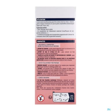 BIOCANINA LAIT AV/BIB+TETIN400G