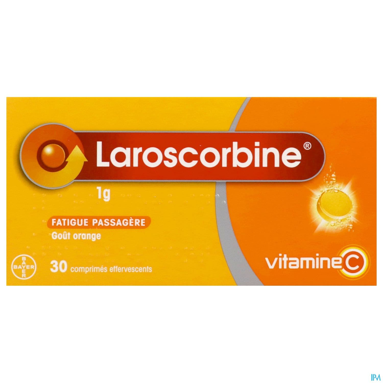 Laroscorbine 1g Comprime Effervescent 30