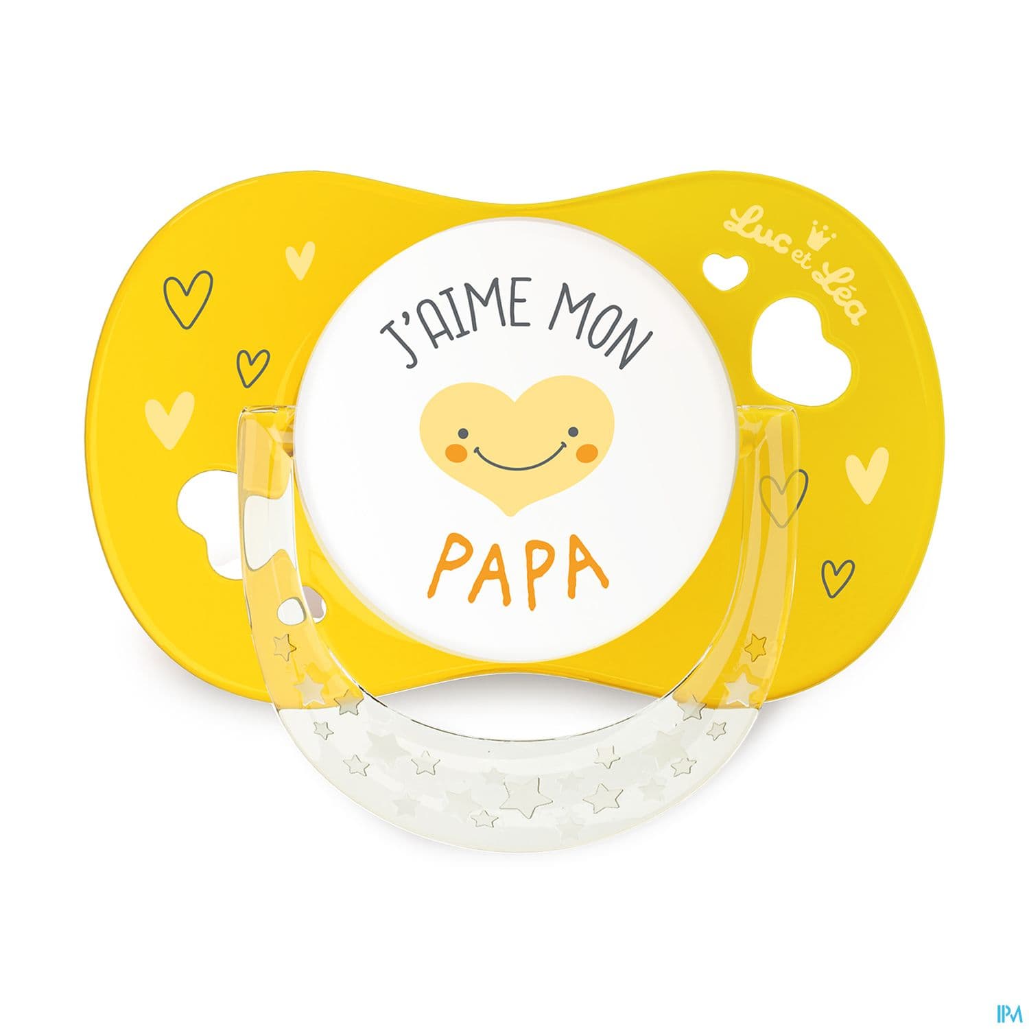 Luc Et Lea Sucette Anatomique Papa Anneau 6/18m