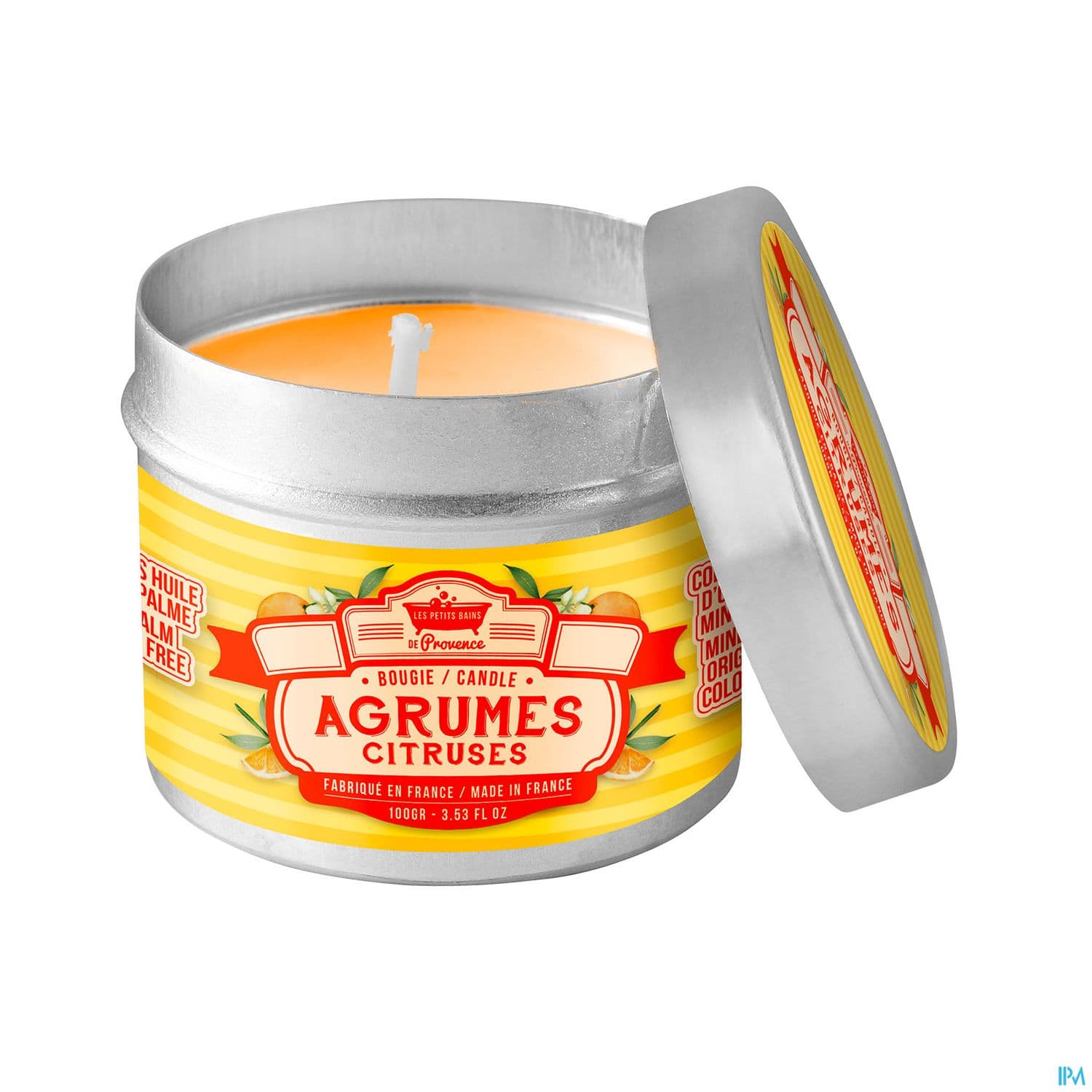 Les Petits Bains De Provence Bougie Agrumes 100g