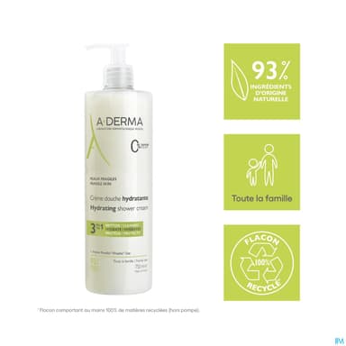 A-DERMA CR DCH HYDRATANTE 750ML