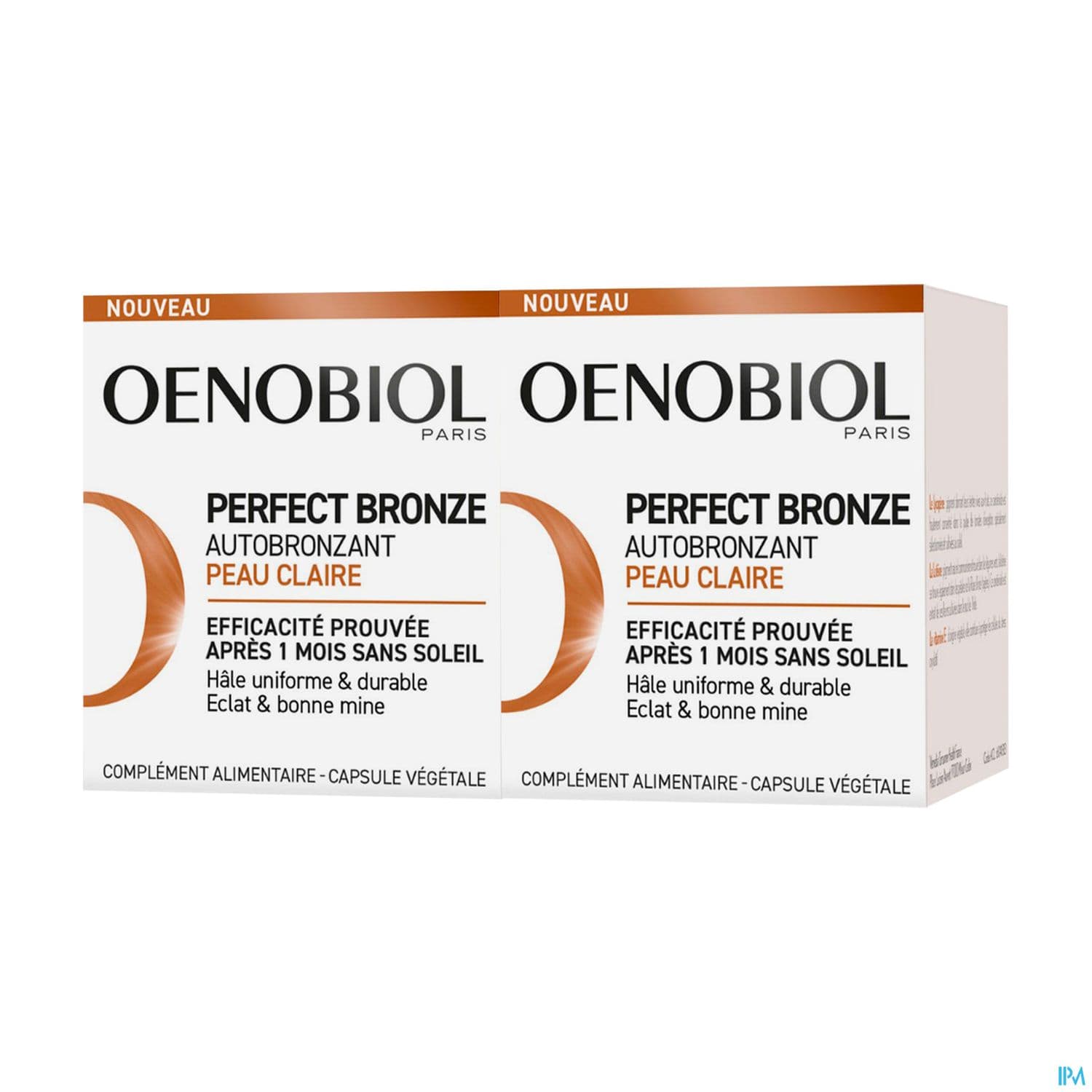 Oenobiol Perfect Bronze Autobronzant Peau Claire Capsule 30 30 X2
