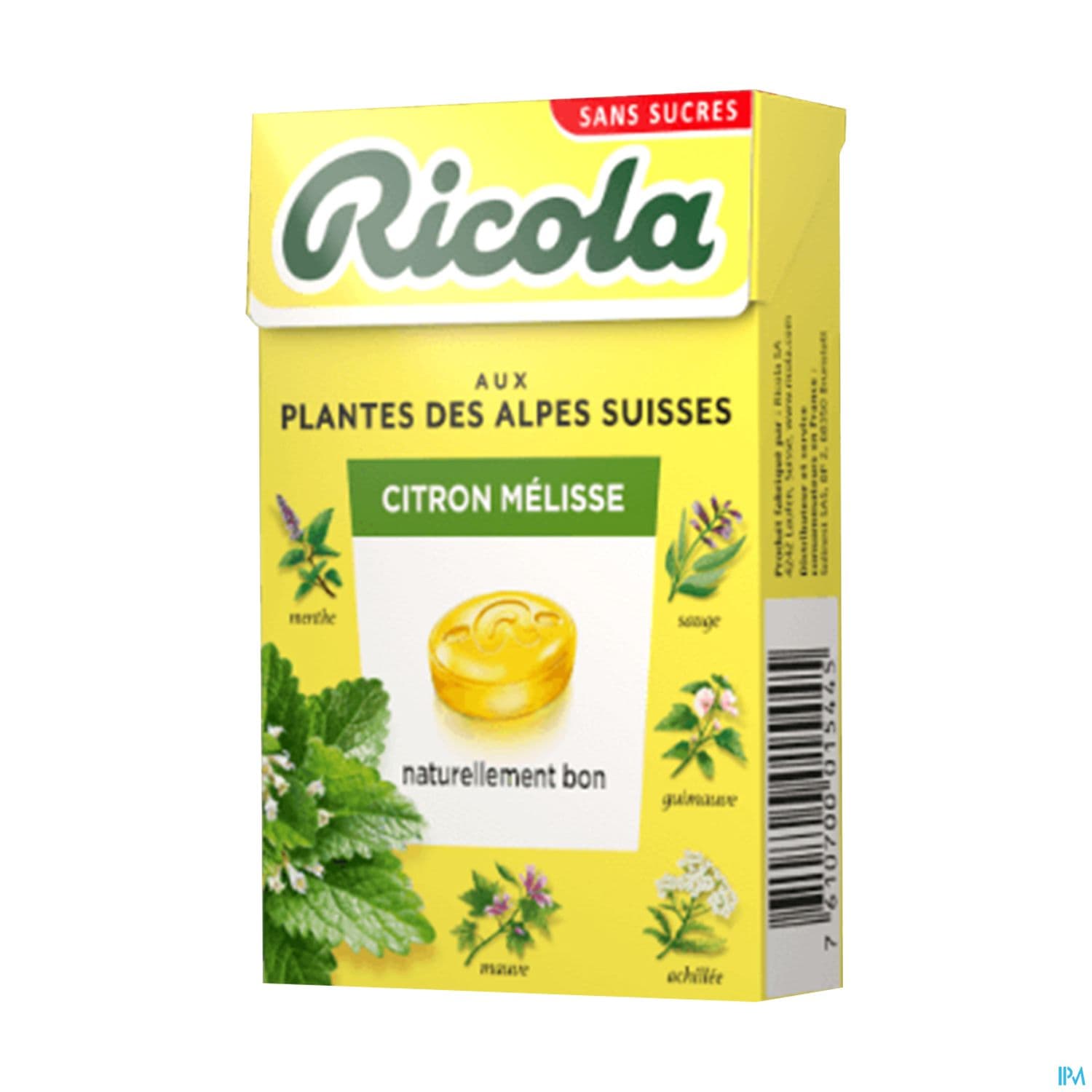 RICOLA BONBON CITRON/MELISSE 50G