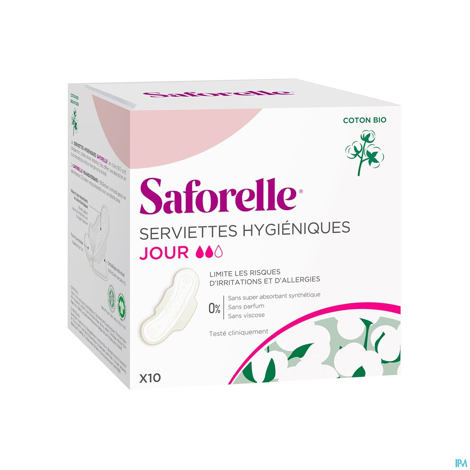 SAFORELLE COTON PROT SERV JOUR 10