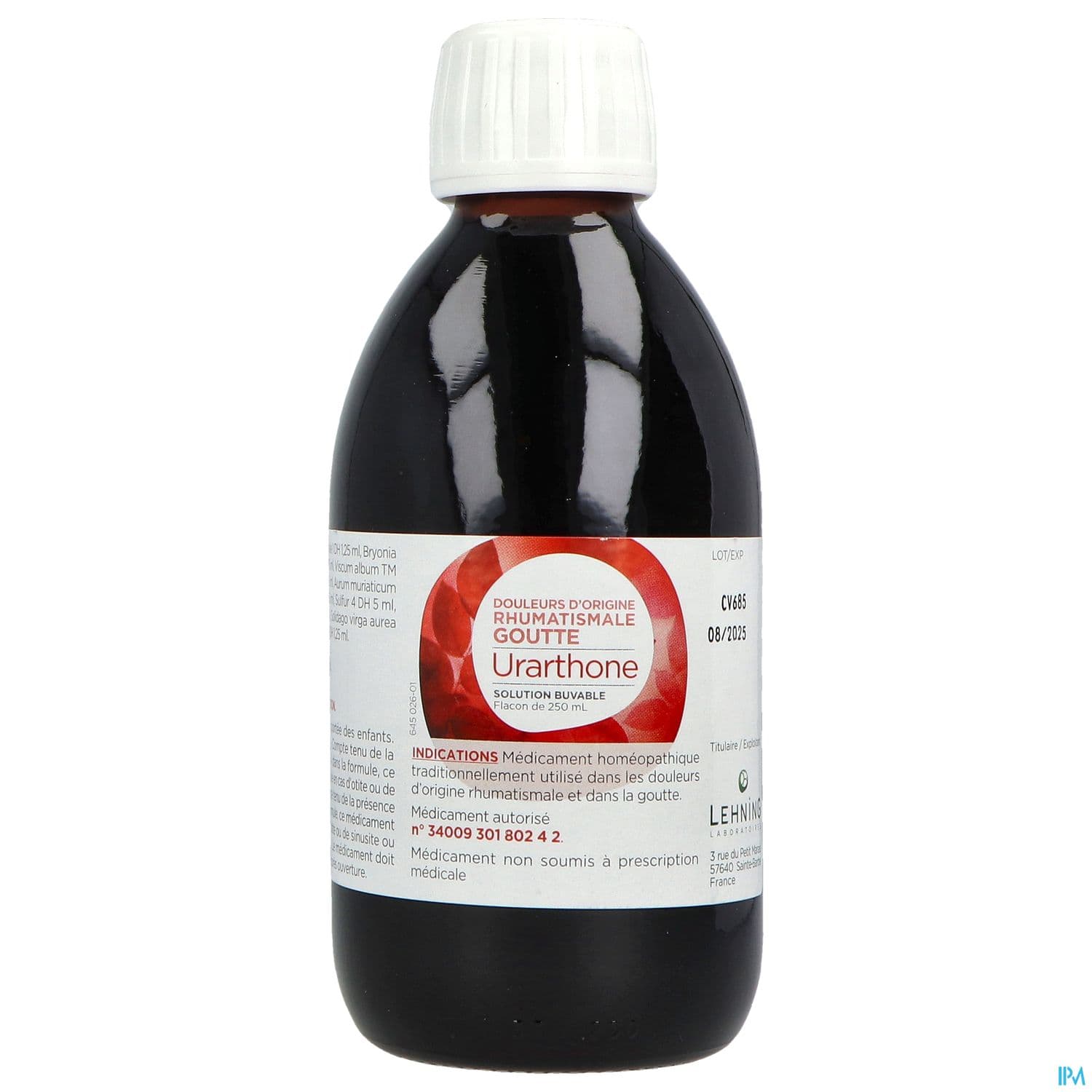 Urarthone Solution Buvable 250ml