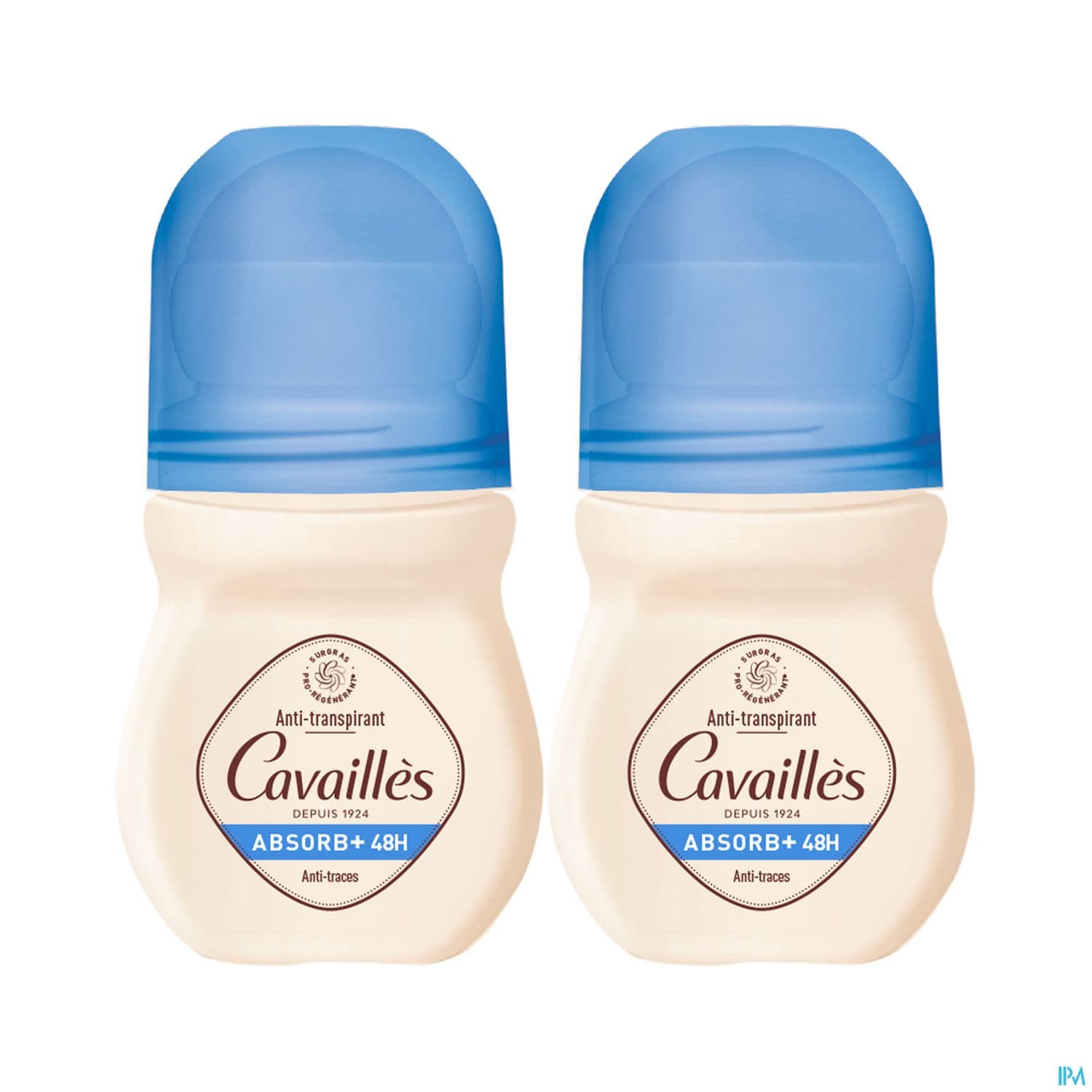 Roge Cavailles Deodorant Absorb+ 48h Roll On 50ml X2